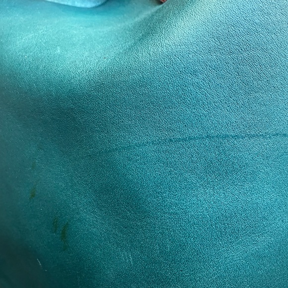 🌊CARIBBEAN Portland Leather Goods Medium Classic tote MODIFIED to crossbody - Picture 13 of 16